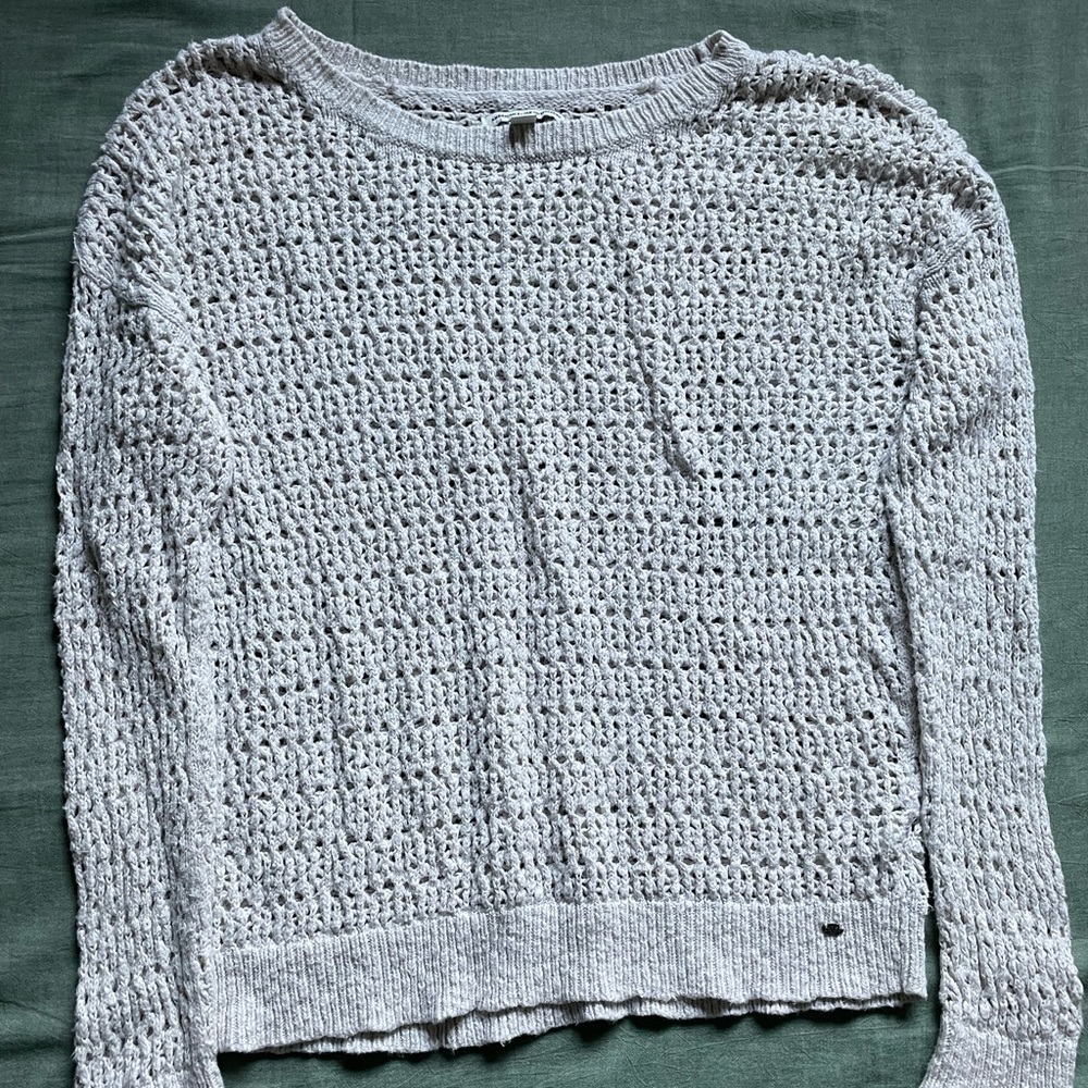 American Eagle Outfitters White Knitted Cardigan